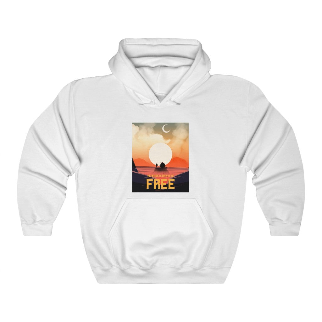 He who is brave is free - Hoodie