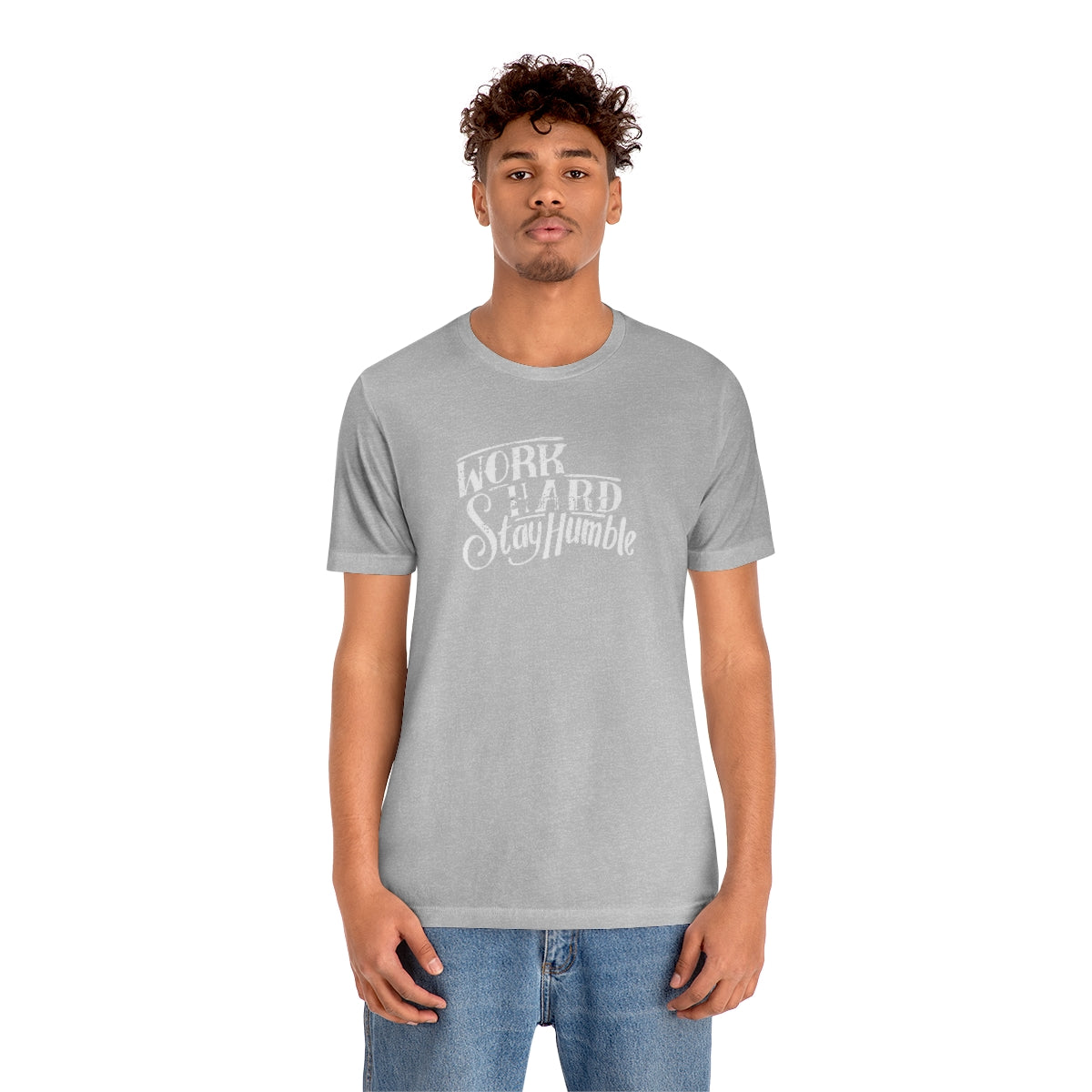 Work Hard Stay Humble (white) Tee