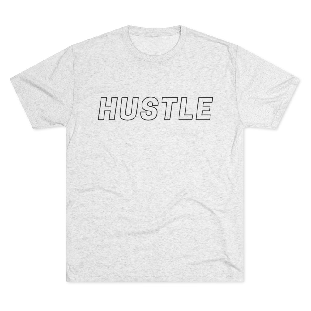 Hustle Black Tri-Blend Crew Tee