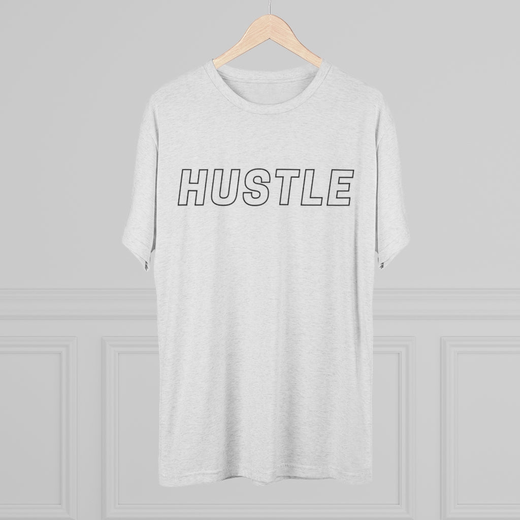 Hustle Black Tri-Blend Crew Tee