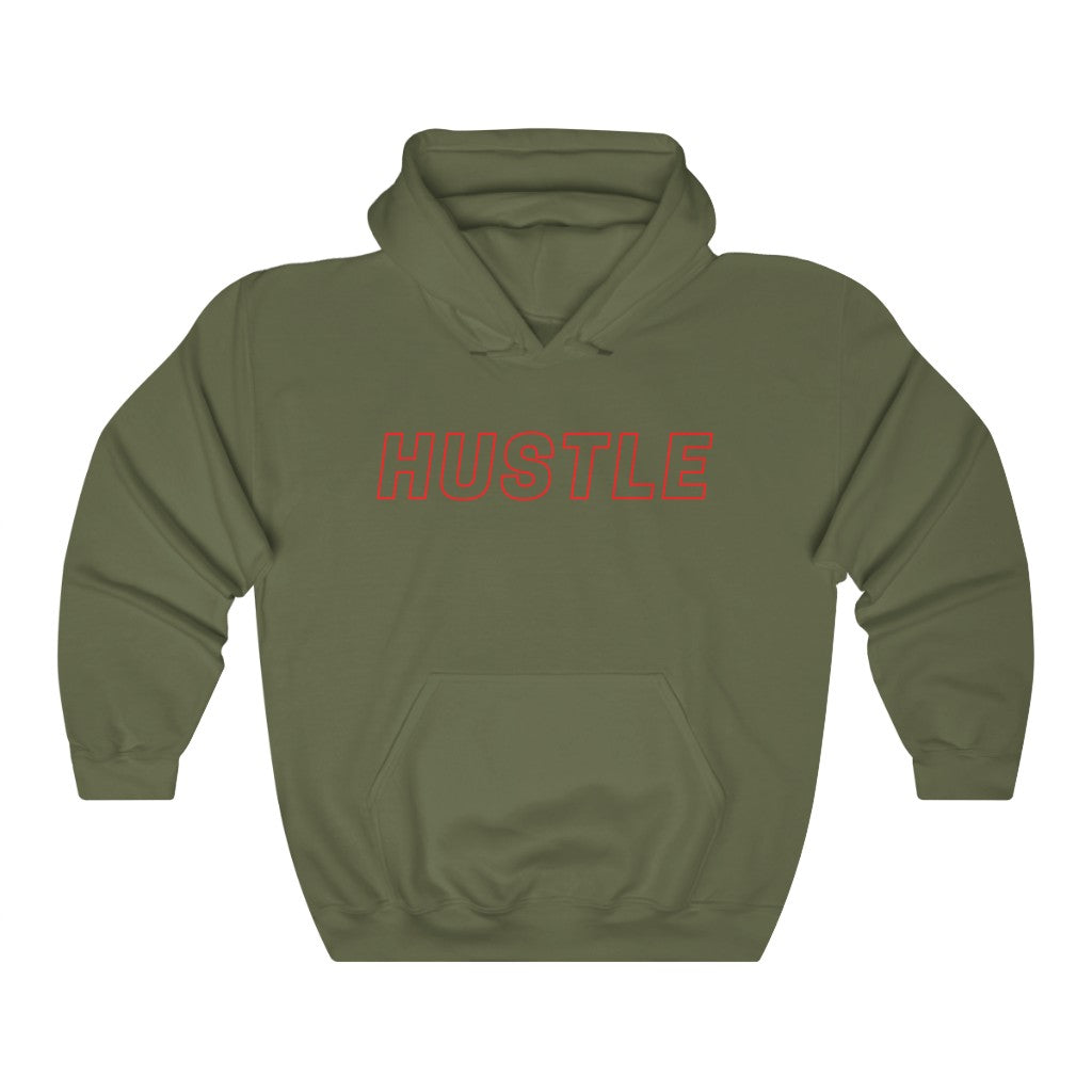 Hustle Red Heavy Blend™ Hooded Sweatshirt